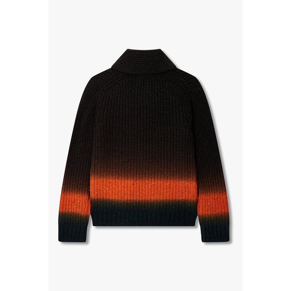 남성 가먼트다잉 울 니트 가디건 6425331107000