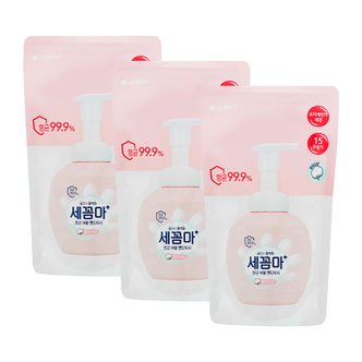 엘지생활건강 세균아 꼼짝마 핸드워시 파우더향 리필 200ml 3개