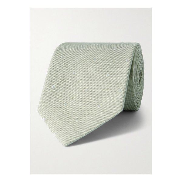 자수 실크 리넨 혼방 타이 8cm 1647597352395488