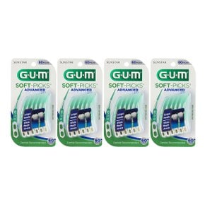 A G.U.M 일회용 치간칫솔소프트픽어드밴스드60개x 4팩