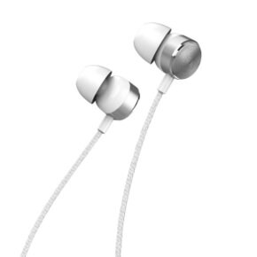 라임 커널형 메탈 핸즈프리 유선 이어폰 ERP-105 (실버) 통화+음악감상 (3.5mm 스테레오 플러그)