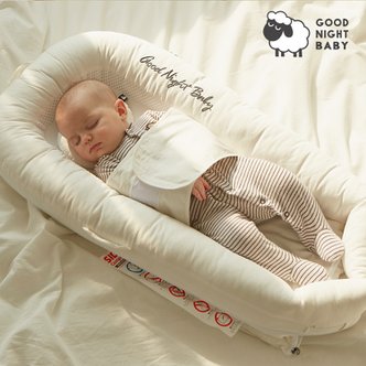 굿나잇베이비 등센서 유아 아기 신생아 휴대용 이동식 침대 범퍼 국민 커들리베드 메쉬 스트랩  (색상선택)