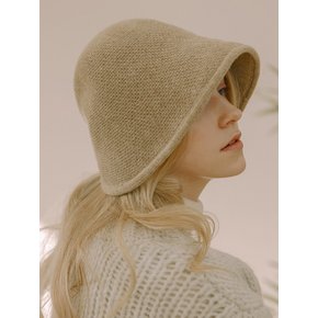 Emmons knit bonnet hat 2colors