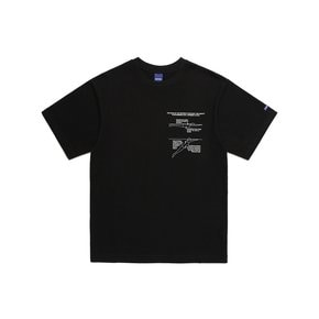 SWIMMING GUIDE TEE (BLACK)