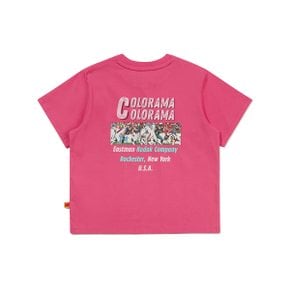 [공식]컬러라마 에어로쿨 반팔 티셔츠 키즈 PINK
