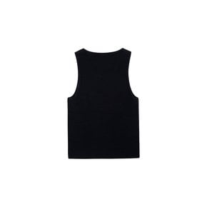 Hotfix Sleeveless Knit Top_black