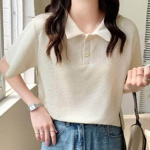반팔티 여성 여름 와플 짜임 티셔츠 1P