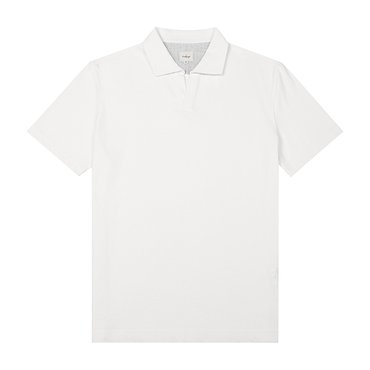 밴브루 21S/S 와이드카라 T에리 티셔츠(BLUSW1-001WH)