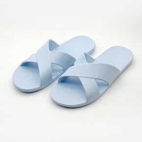 크로스밴드 욕실화 블루