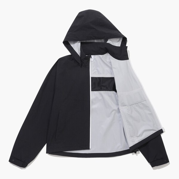 [여주점] 여성 후드 탈부착형 패커블 레인자켓 GQ122LRW11 BLCK