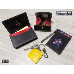 산에이 트레이딩 FAVORITE+ 시리즈 잡화 슈퍼 마리오 브라더스 천연 가죽 코인 케이스 지갑