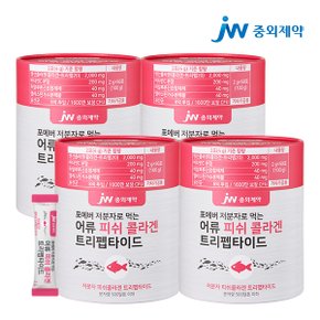 포에버 저분자 먹는 어류 피쉬 콜라겐 트리펩타이드 4통 (200포)