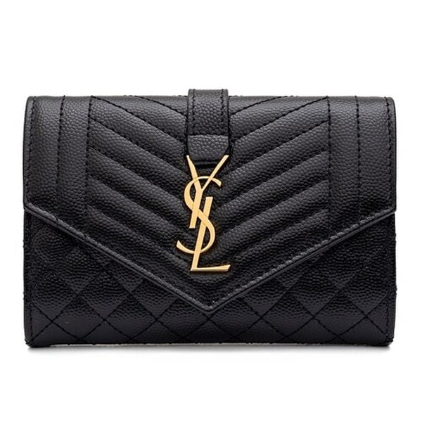 라프리마 생로랑 믹스 마틀라세 모노그램 엔벨롭 지갑 651026 BOW91 1000