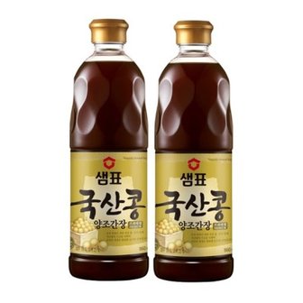 텐바이텐 샘표 간장 국산콩양조간장 860ml 2팩 기획