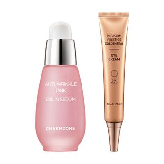 참존 안티 링클 핑크 오일 인 세럼 30ml +아이크림 30ml 1개[34695020]