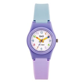 V28A-002VY 심플 미니 퍼플 블루 아동 어린이 초등학생 여성 패션 방수 손목시계