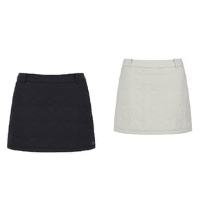 (421E1PC191) 25S/S 여성 다이아몬드 퀼팅 큐롯 스커트