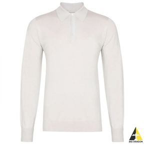 JOHN SMEDLEY Dorset - Snow White (Dorset 폴로 니트)