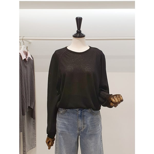 [파주점] 쥬크 주크 린넨혼방 루즈핏 니트 V262KSK953