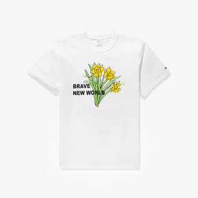 [해외] NOAH 노아 BRAVE NEW WORLD 티셔츠 화이트