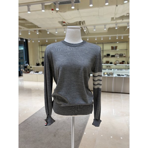 [부산점] 여성 사선 완장 메리노 울 니트 FKA280A-Y1014-055