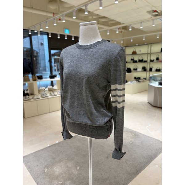 [부산점] 여성 사선 완장 메리노 울 니트 FKA280A-Y1014-055