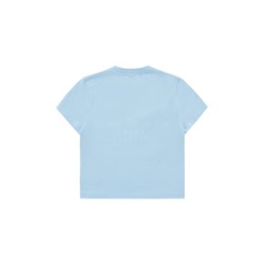 SYMBOL HALF TONE CROP SHORT SLEEVE T-SHIRT SKY BLUE 심볼하프톤 크롭반팔티 SSCSFT-SBL