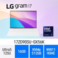 LG전자 2024 그램17 17ZD90SU-GX56K - 램 16GB / NVMe 512GB / 윈도우11 홈