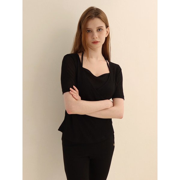Cross Lab Top Short Sleeve_Black