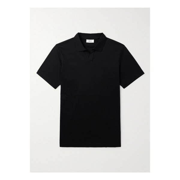 NN.07 폴 3525 오가닉 코튼 폴로 셔츠 블랙 1647597354867446