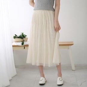 보아 플리츠 스커트 MSK111