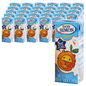 돈시몬 팩음료 착즙주스 오렌지 200ml 30팩 1세트