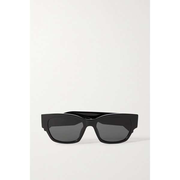 스퀘어 프레임 아세테이트 선글라스 블랙 25185454455764161