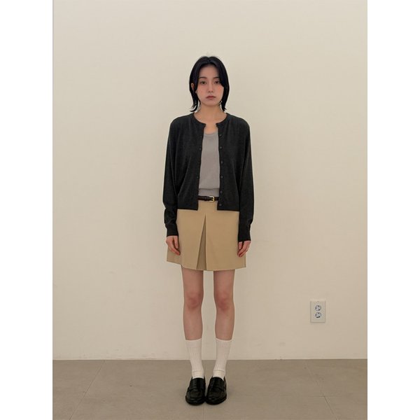 Silk Tencel Sleeveless_Light Grey