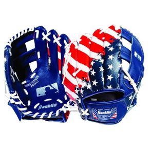 미국 프랭클린 배팅장갑 Franklin MLB Multicolored PVC TBall Fielding Glove 9.5 in. 1 pk Tot