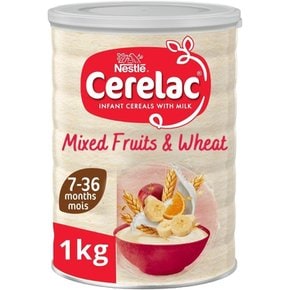 네슬레 세레락 쎄레락 베이비 믹스드 후르츠 위트 이유식 분유 7개월+ 1KG