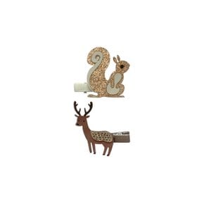 Woodland Friends Hair Clips
