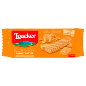 로아커 Loacker 클래식 땅콩 버터 웨이퍼 135g