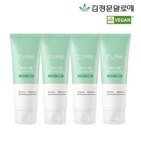 큐어 리알로에 수딩젤 150ml 4개