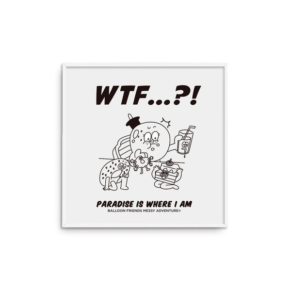 WTF 정사각 포스터