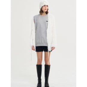 Adorable Fur String Cardigan_White