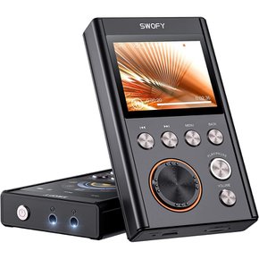 HiFi SWOFY MP3 2 64GB micro SD 플레이어 경량 플레이어 고해상도 휴대용 오디오 플레이어