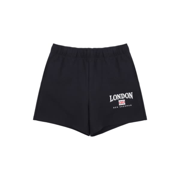 여성 런던 밴딩 반바지 셋업 블랙 BNBPT713F