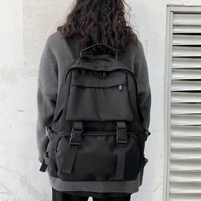 남녀 데일리 포켓 백팩 캐주얼 가방 (9724501A)