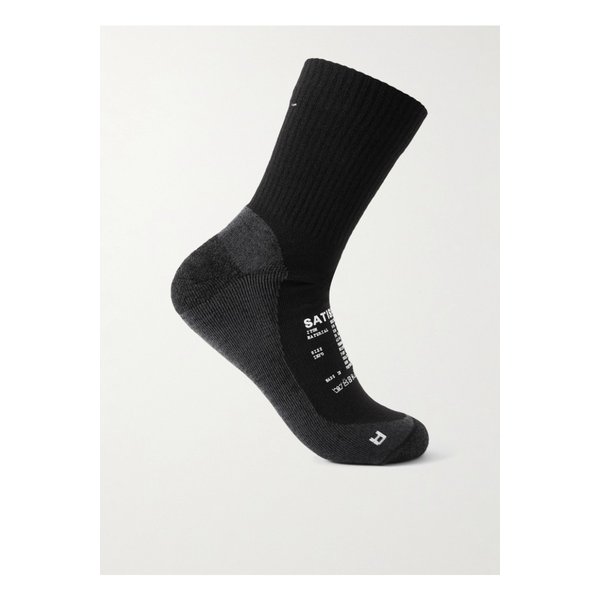 스트레치 메리노 울 혼방 양말 블랙 43 46376663162896046