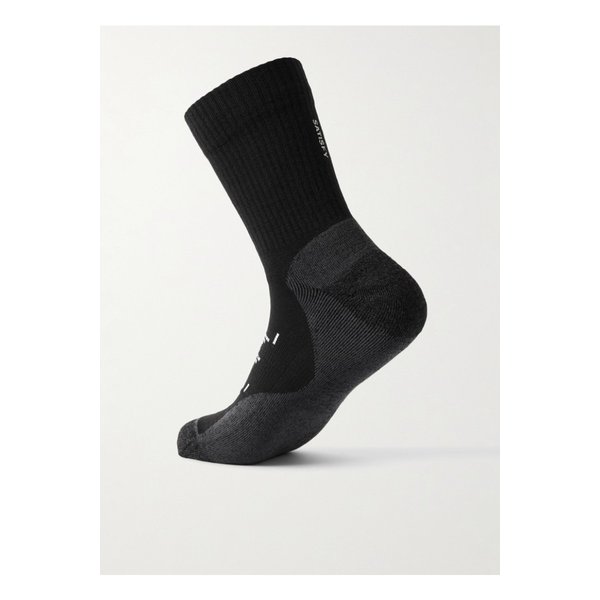 스트레치 메리노 울 혼방 양말 블랙 43 46376663162896046