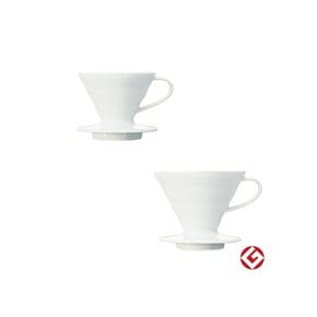 V60 Ceramic Dripper White / VDC-W