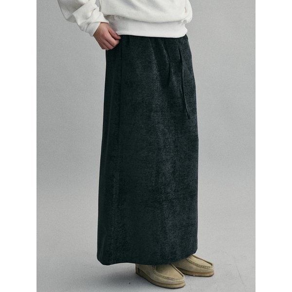 velour soft skirt (mist midnight)