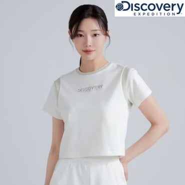 디스커버리 여성 애슬레저 크롭 반팔(DWTR46041)