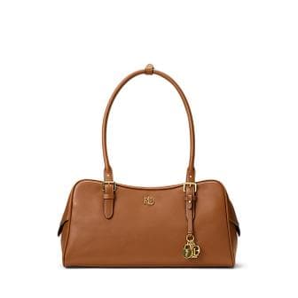 로렌 랄프 로렌 레더 라지 마르시 지퍼 사첼(WALRBAG08920175200)